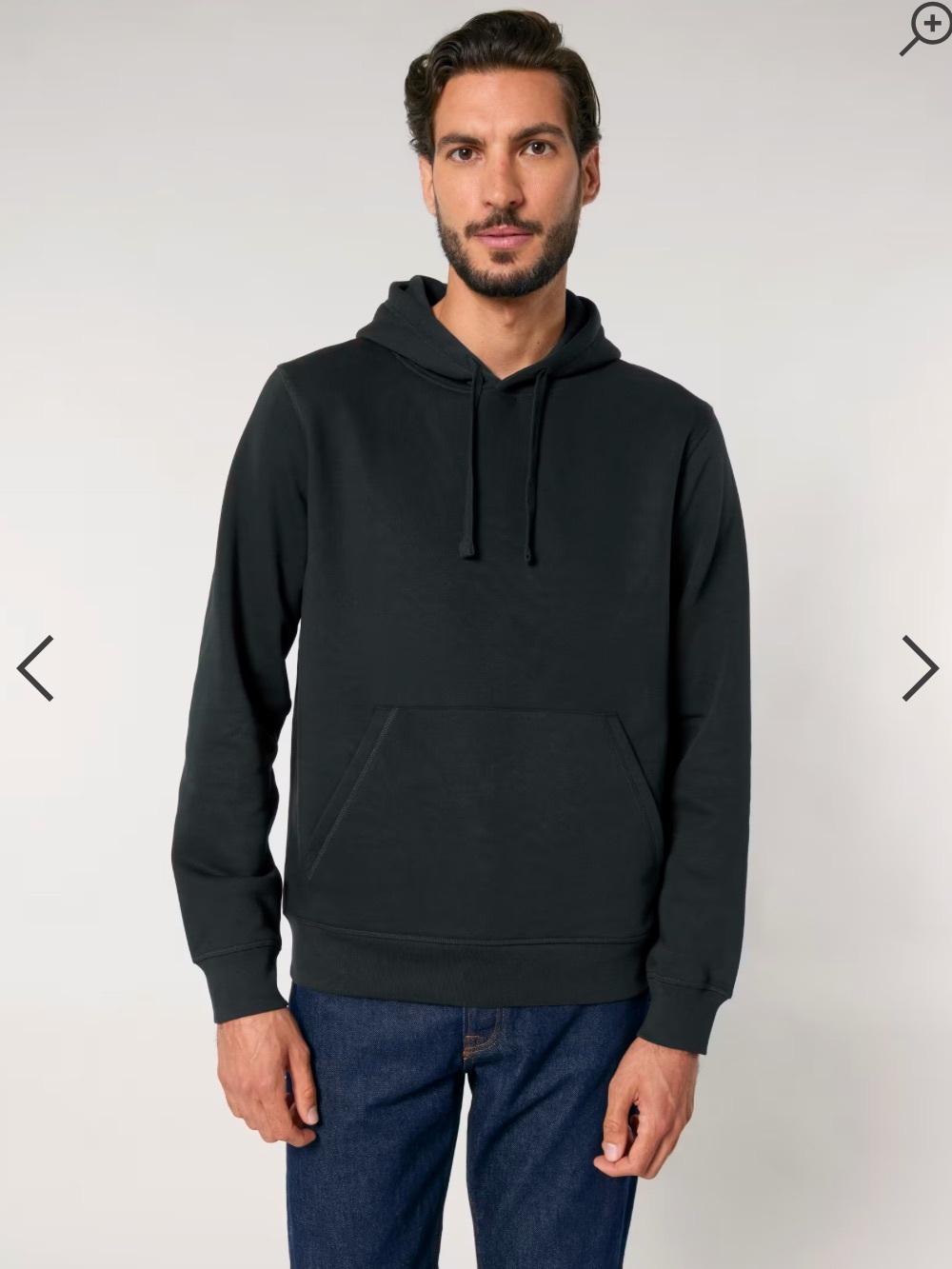Stanley/Stella Hoodie Sweatshirt Drummer 2.0 Unisex Cotton Black Xl